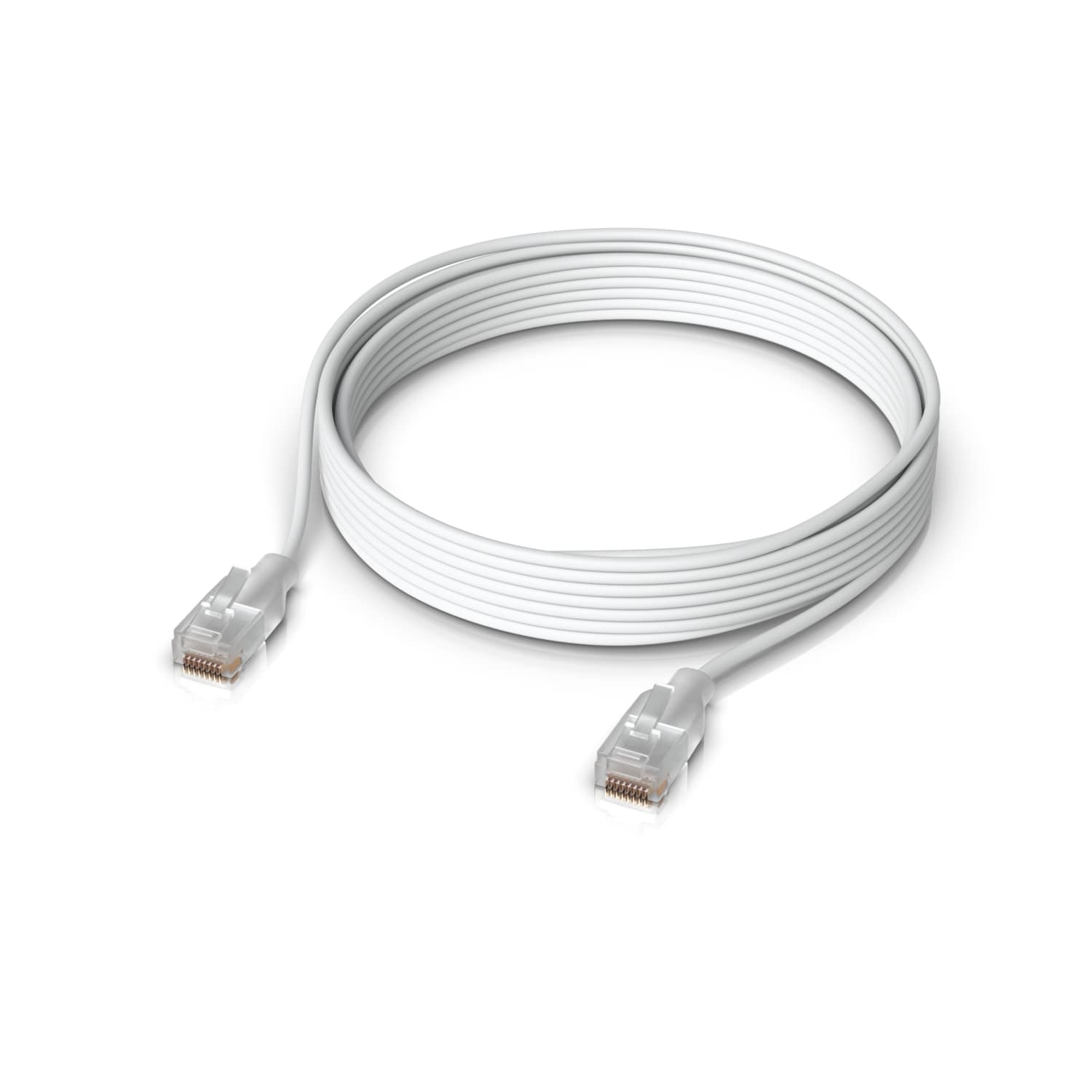 Ubiquiti UniFi Etherlighting Indoor Patch Cable 8 Meter with Translucent Booted RJ45 Connectors Colour White