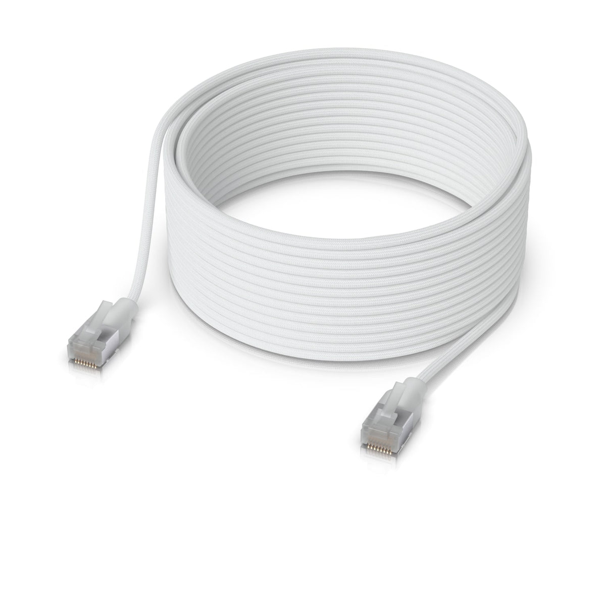 Ubiquiti UniFi Premium Braided Indoor Patch Cable 3 Meter with Translucent Booted RJ45 Connectors Colour White