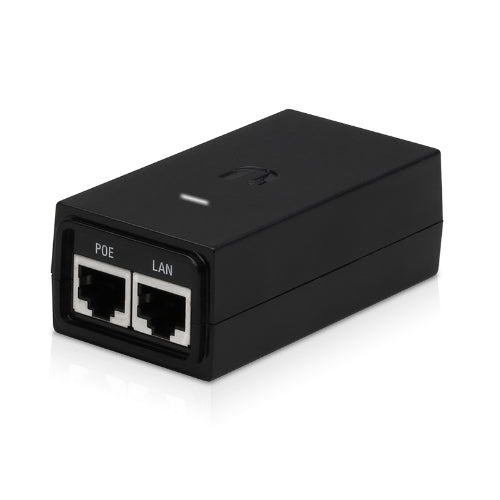 Ubiquiti PoE Injector 24VDC 12W with Surge and Clamping Protection Colour Black