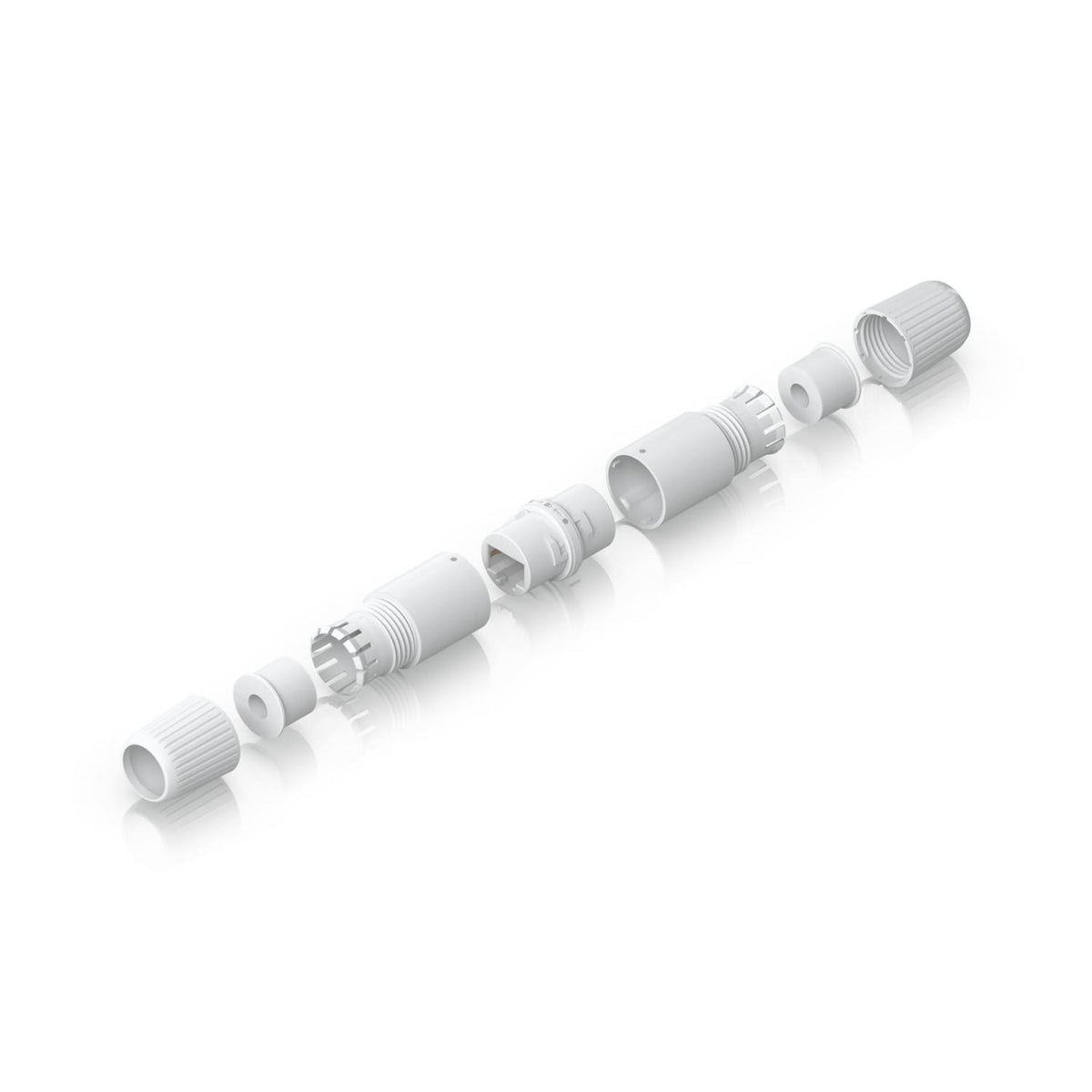 Ubiquiti RJ45 Inline Coupler Outdoor 2 Pack Compact Weatherproof RJ45 Coupler for Extending Ethernet Cables
