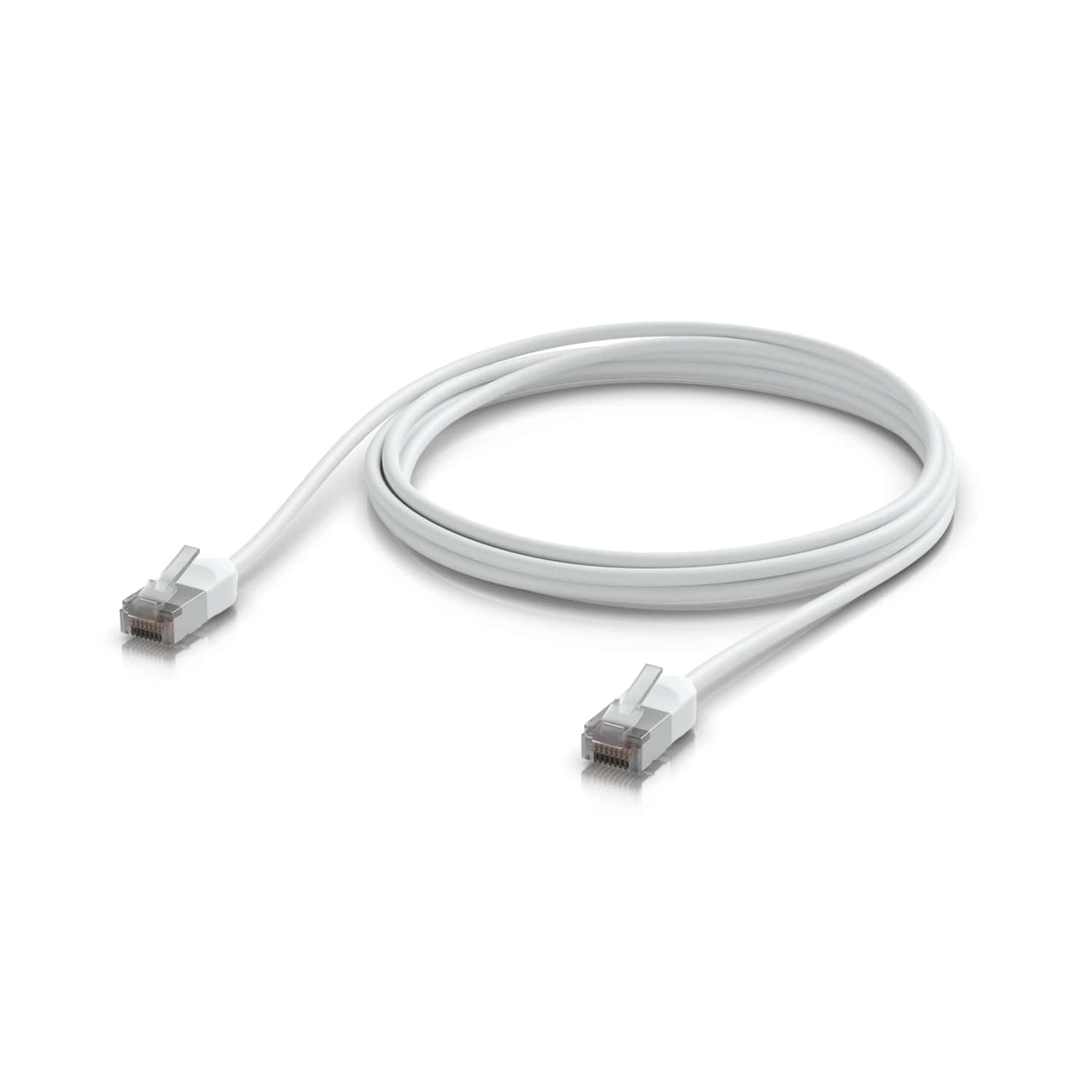 Ubiquiti UniFi Premium Rugged Outdoor Shielded Patch Cable 2 Meter with Frosted Booted RJ45 Connectors Colour White