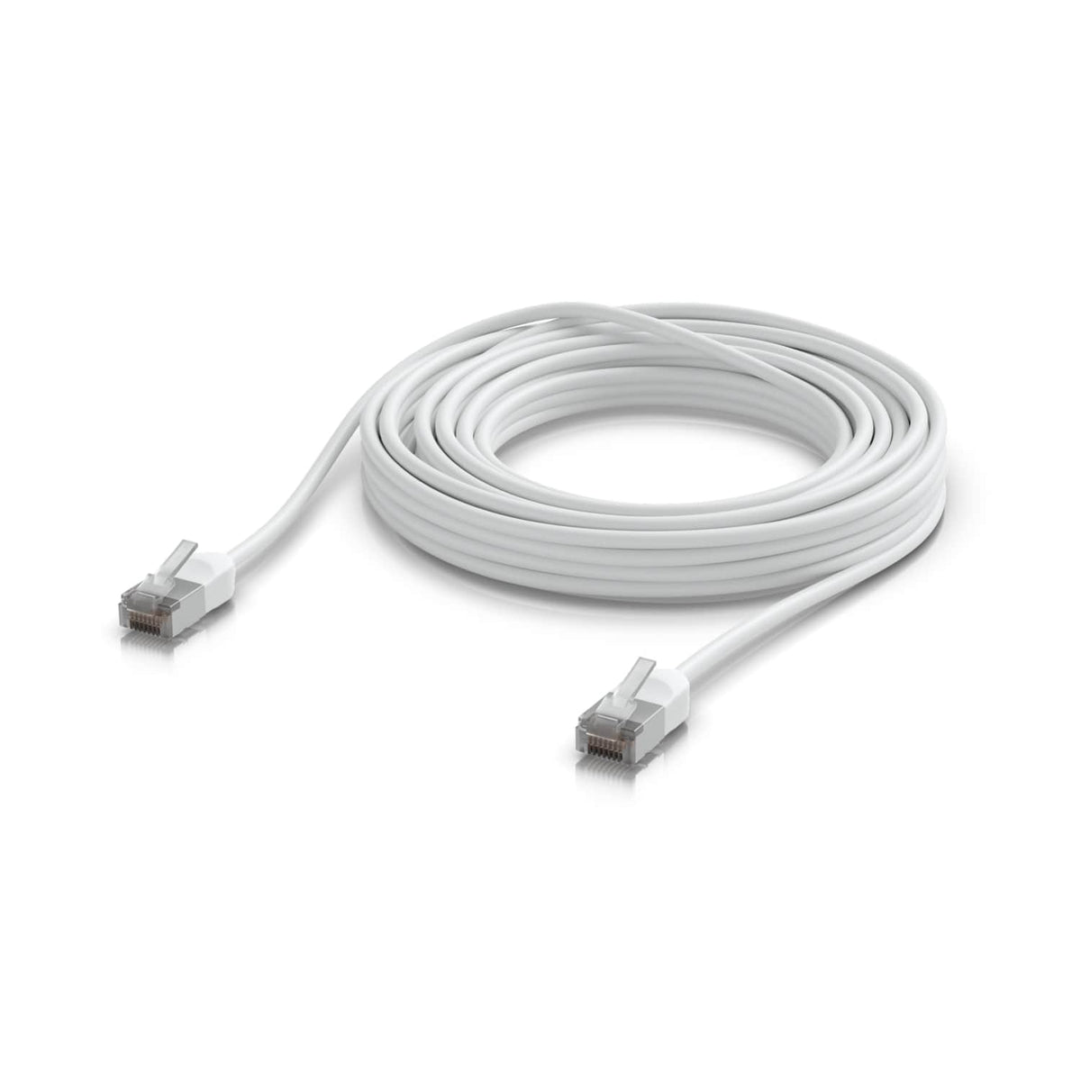 Ubiquiti UniFi Premium Rugged Outdoor Shielded Patch Cable 8 Meter with Frosted Booted RJ45 Connectors Colour White