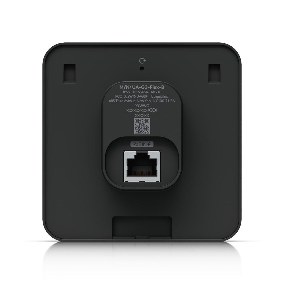 Ubiquiti Reader Flex Black Third Generation NFC Card Reader with Keypad and Apple Touch Pass Support Outdoor IP55 Powered via PoE
