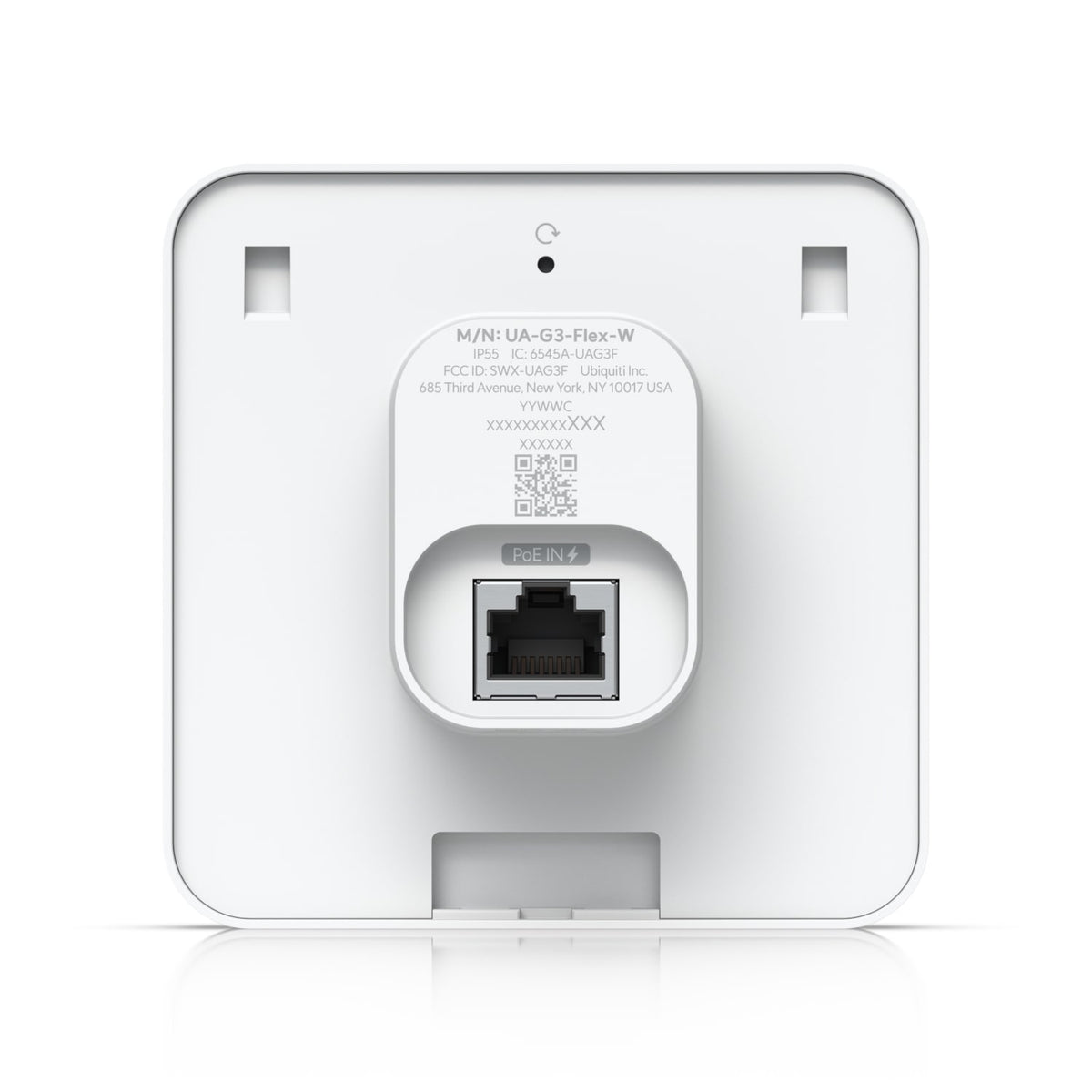 Ubiquiti Reader Flex White Third Generation NFC Card Reader with Keypad and Apple Touch Pass Support Outdoor IP55 Powered via PoE