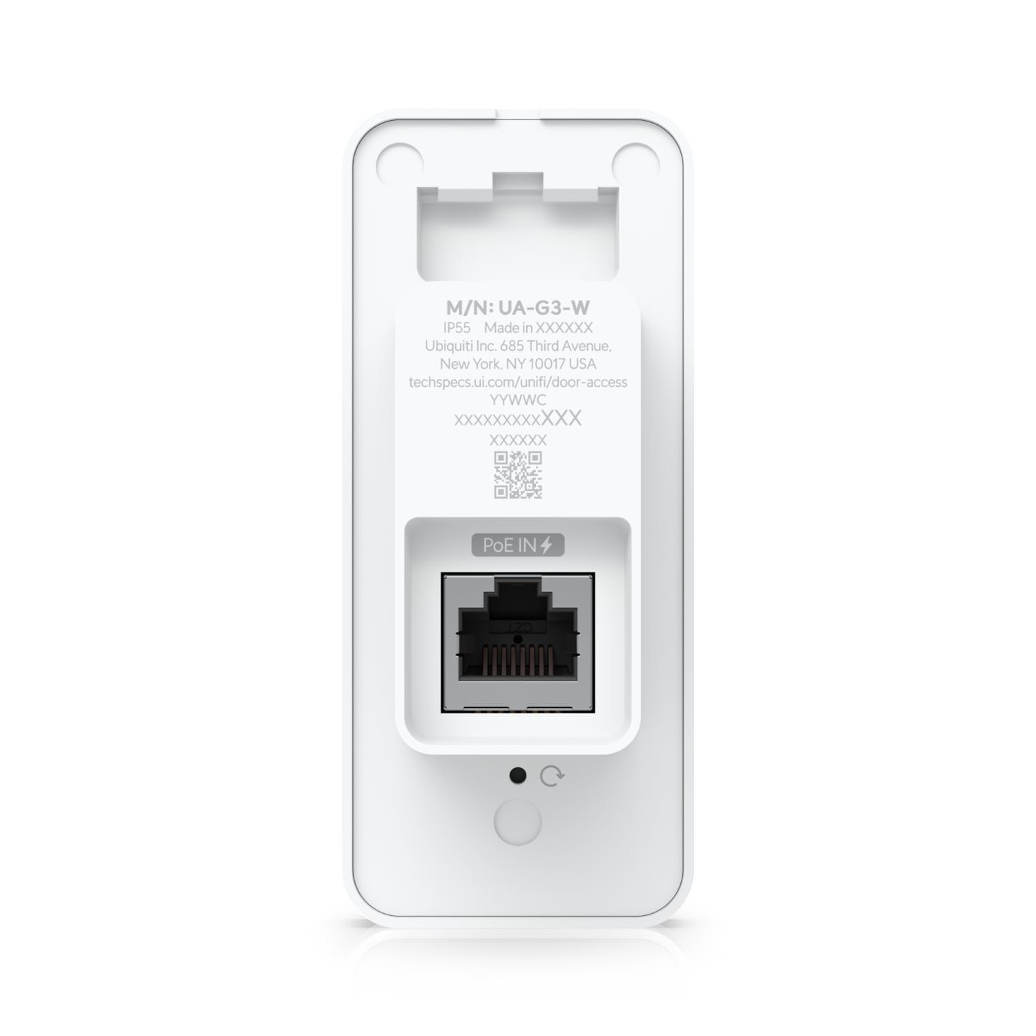 Ubiquiti G3 Reader White Compact Third Generation Access Reader with Apple Touch Pass Support Powered via PoE