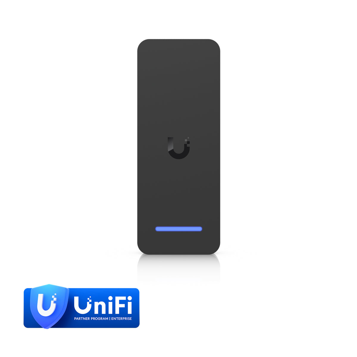 Ubiquiti Retrofit Reader Black OSDP NFC Card Touch Pass Support UniFi Identity Mobile Access IP55 Rain Resistant