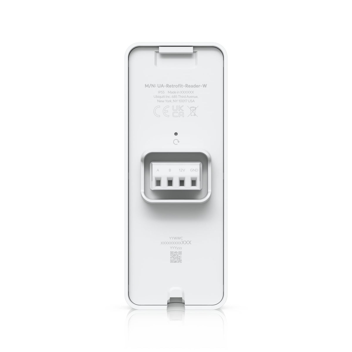 Ubiquiti Retrofit Reader White OSDP NFC Card Touch Pass Support UniFi Identity Mobile Access IP55 Rain Resistant