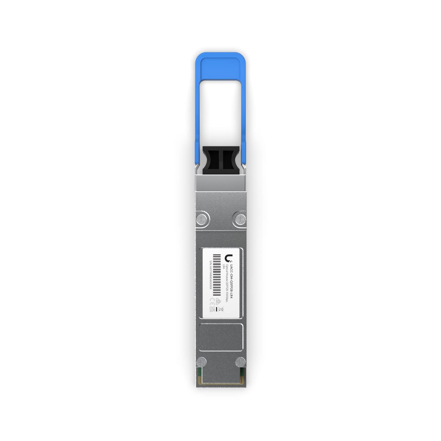 Ubiquiti 100G LR4 QSFP28 Transceiver Supporting 100G Connections Up to 10 km
