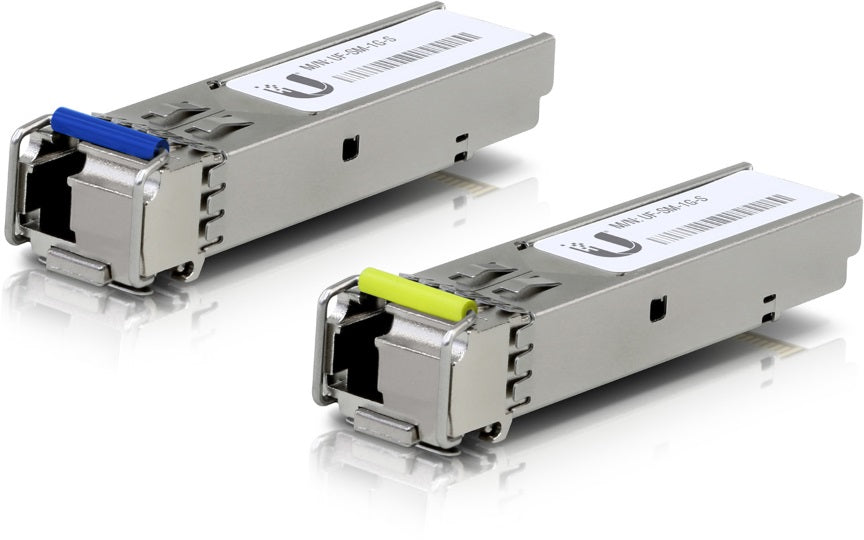Ubiquiti 1 Gbps Bidirectional Single Mode Optical Module 2 Pack Supporting Connections Up to 3 km