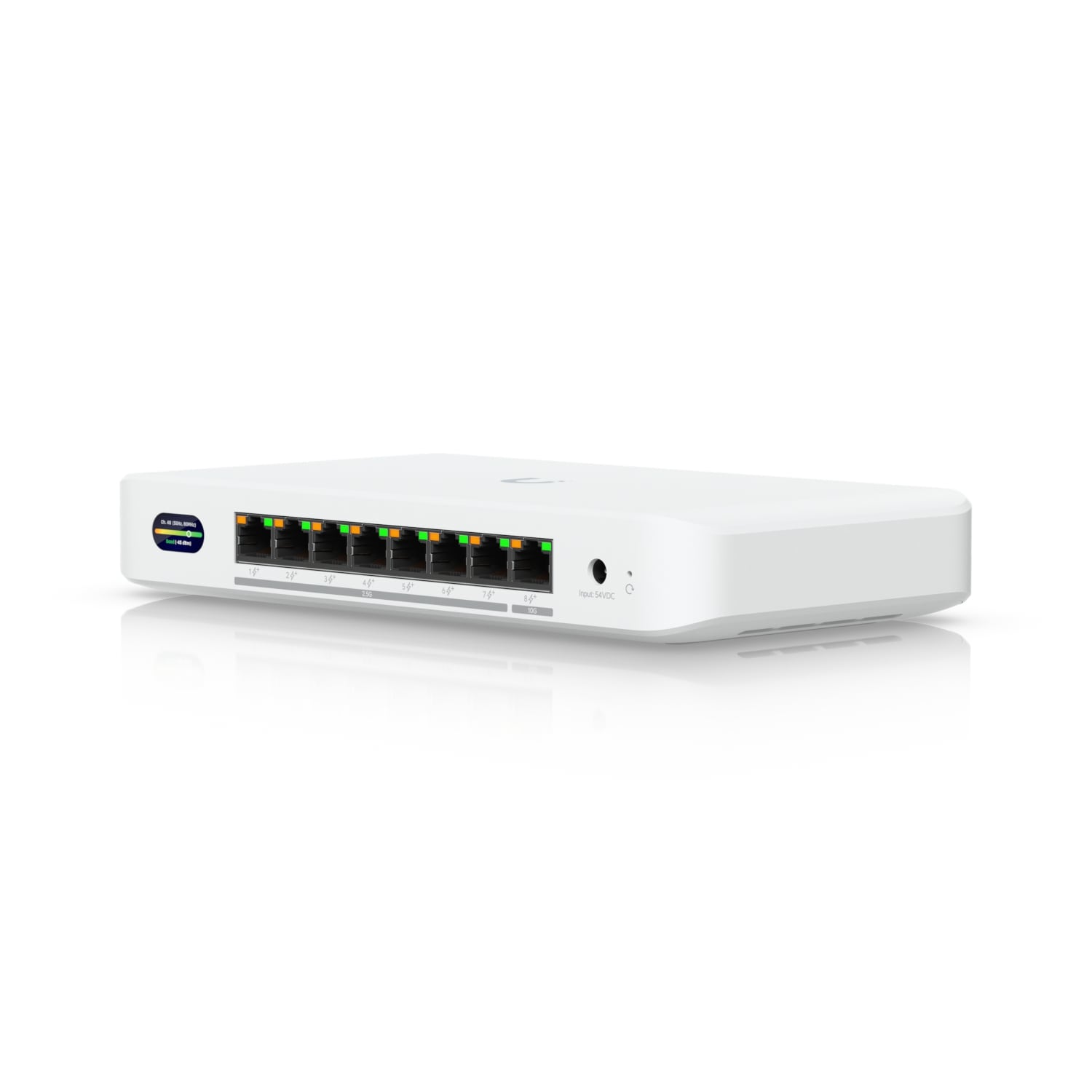 Ubiquiti Device Bridge Switch Compact PoE Plus Switch with 10 GbE Port 2.5 GbE Ports and WiFi 7 6 GHz Bridging