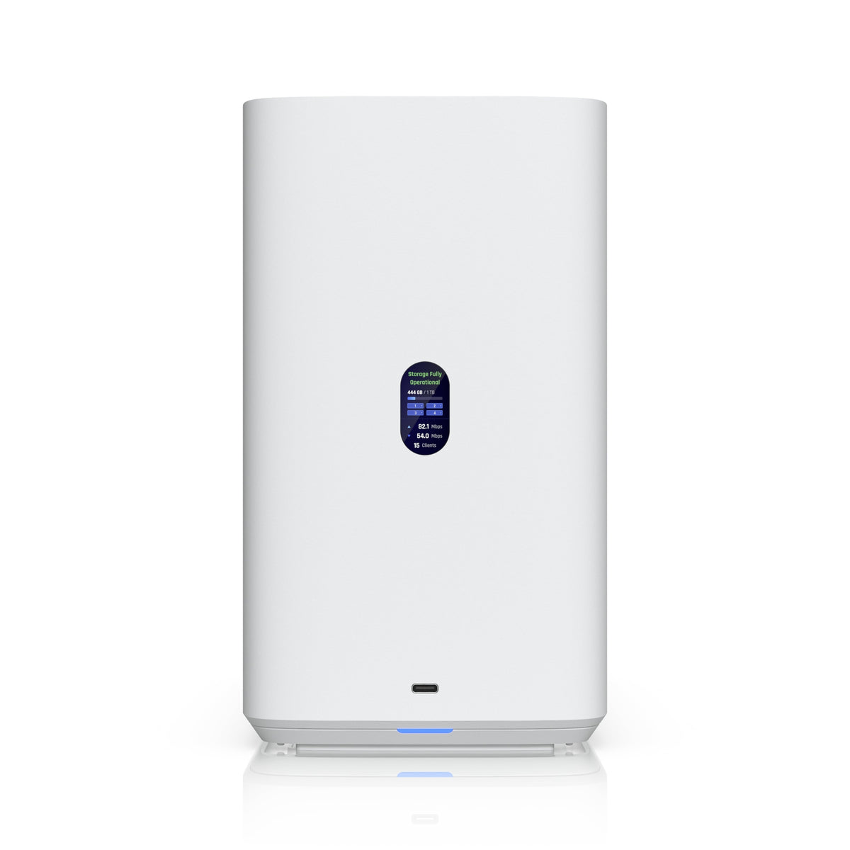 Ubiquiti UNAS 4 White UniFi Network Storage with Quad HDD Bays M.2 NVMe SSD Cache Slots and 2.5 GbE Network
