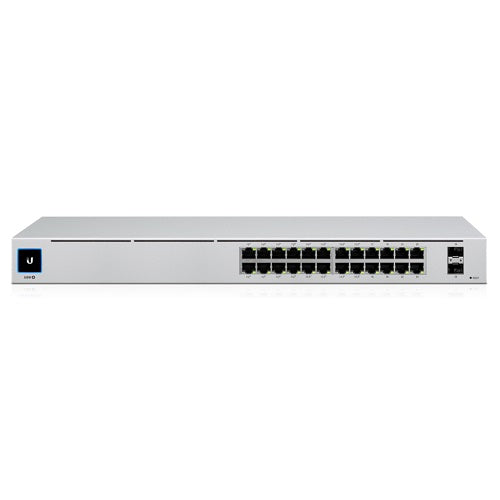 Ubiquiti UniFi 24 Port Managed Gigabit Switch with 16 PoE+ Ports 2 SFP Ports and 95W PoE