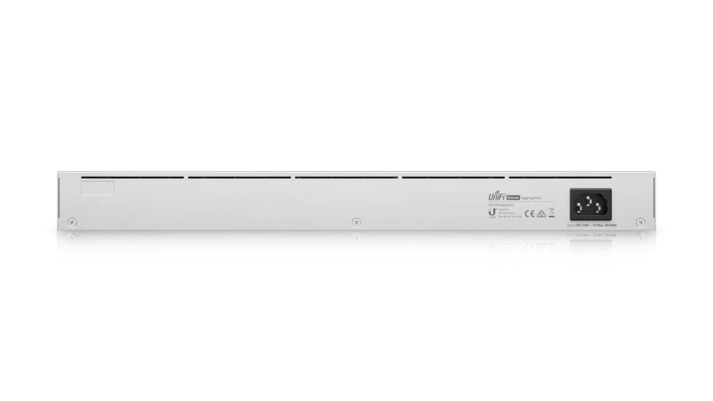Ubiquiti UniFi USW Aggregation 8 Port 10G SFP+ Layer 2 Switch with Fanless Design and Touchscreen