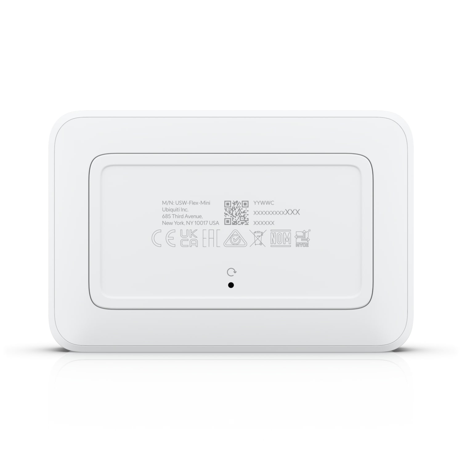 Ubiquiti USW Flex Mini UniFi Layer 2 Gigabit Switch with 5 GbE Ports Powered via PoE or USB C