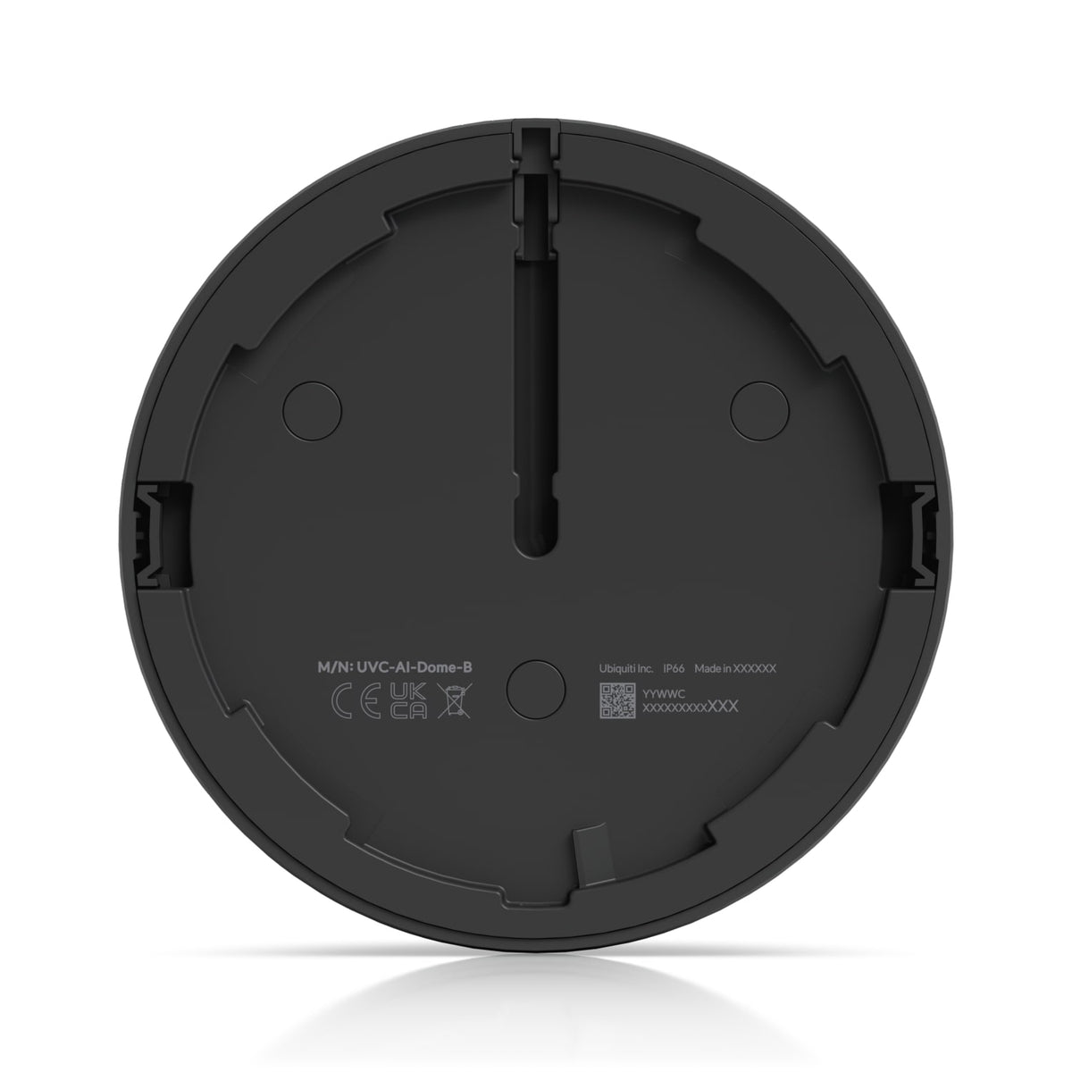 Ubiquiti AI Dome Black All Weather Vandal Proof 4K PoE Dome Camera with AI Recognition and 40m IR Night Vision