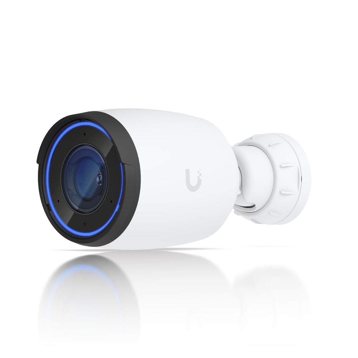 Ubiquiti AI Pro White Indoor Outdoor 4K PoE Camera with 3x Optical Zoom and Long Range IR Night Vision