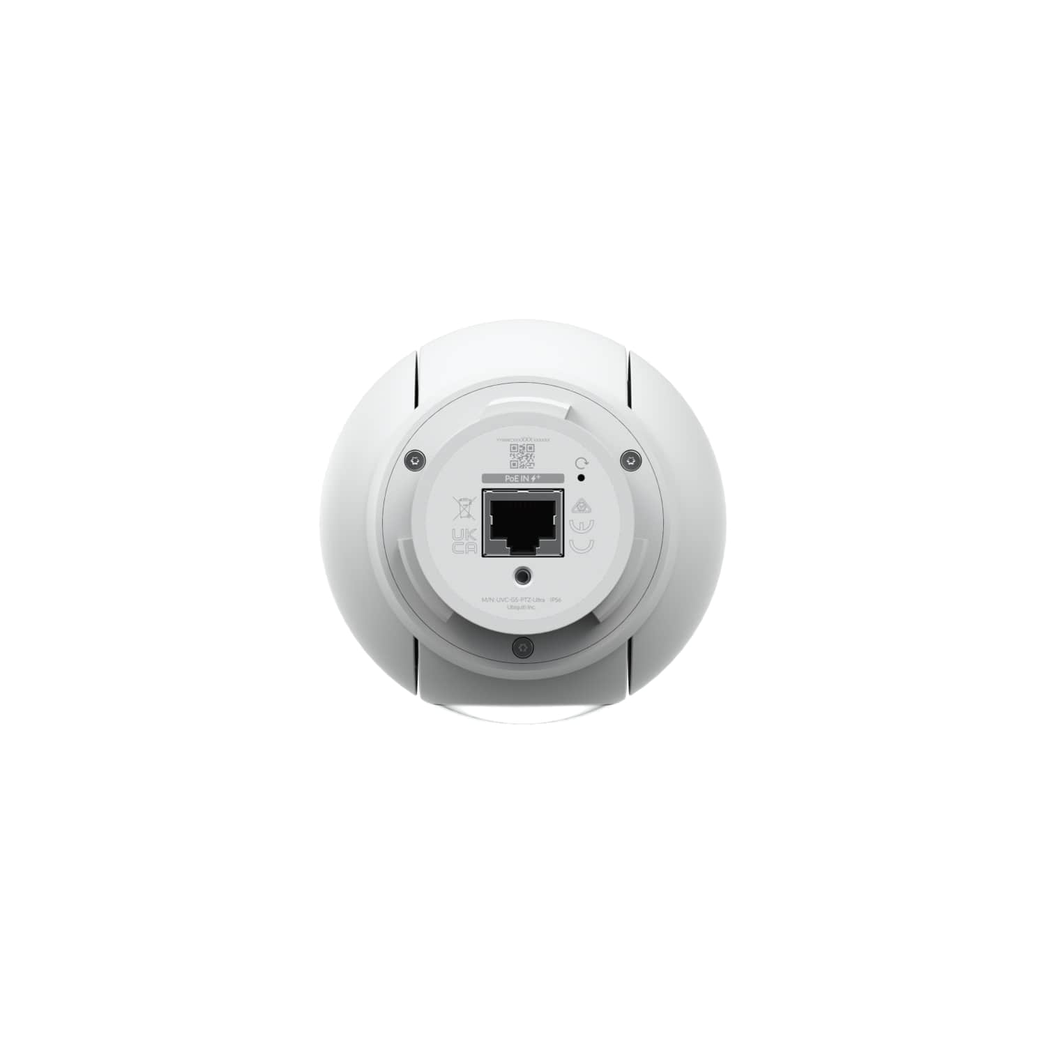 Ubiquiti UniFi Protect G5 PTZ White Weatherproof 2K HD PoE Camera with 2x Zoom and Auto Tracking