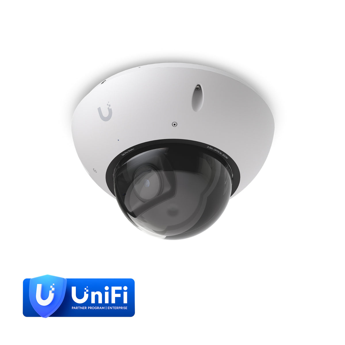 Ubiquiti G6 Pro Dome White All Weather Vandal Proof 4K PoE Plus Camera with Multi TOPS AI Engine and Long Range IR