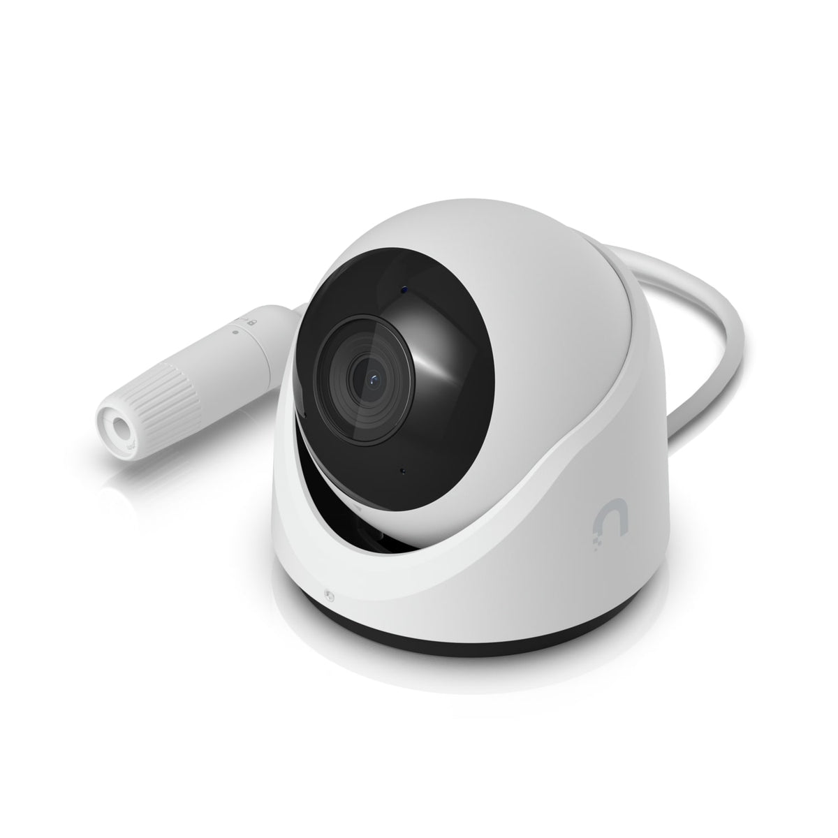 Ubiquiti G6 Turret White All Weather Tamper Resistant 4K PoE Camera with 8MP Sensor and 3 Axis Manual Adjustment