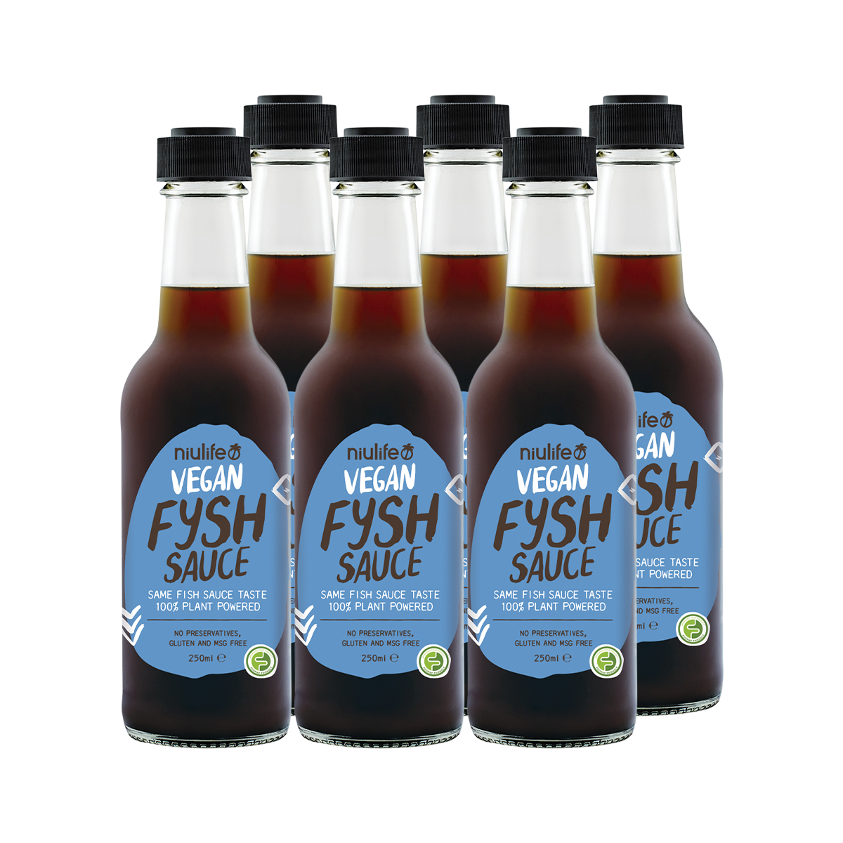 Niulife Vegan Fysh Sauce 6x250ml