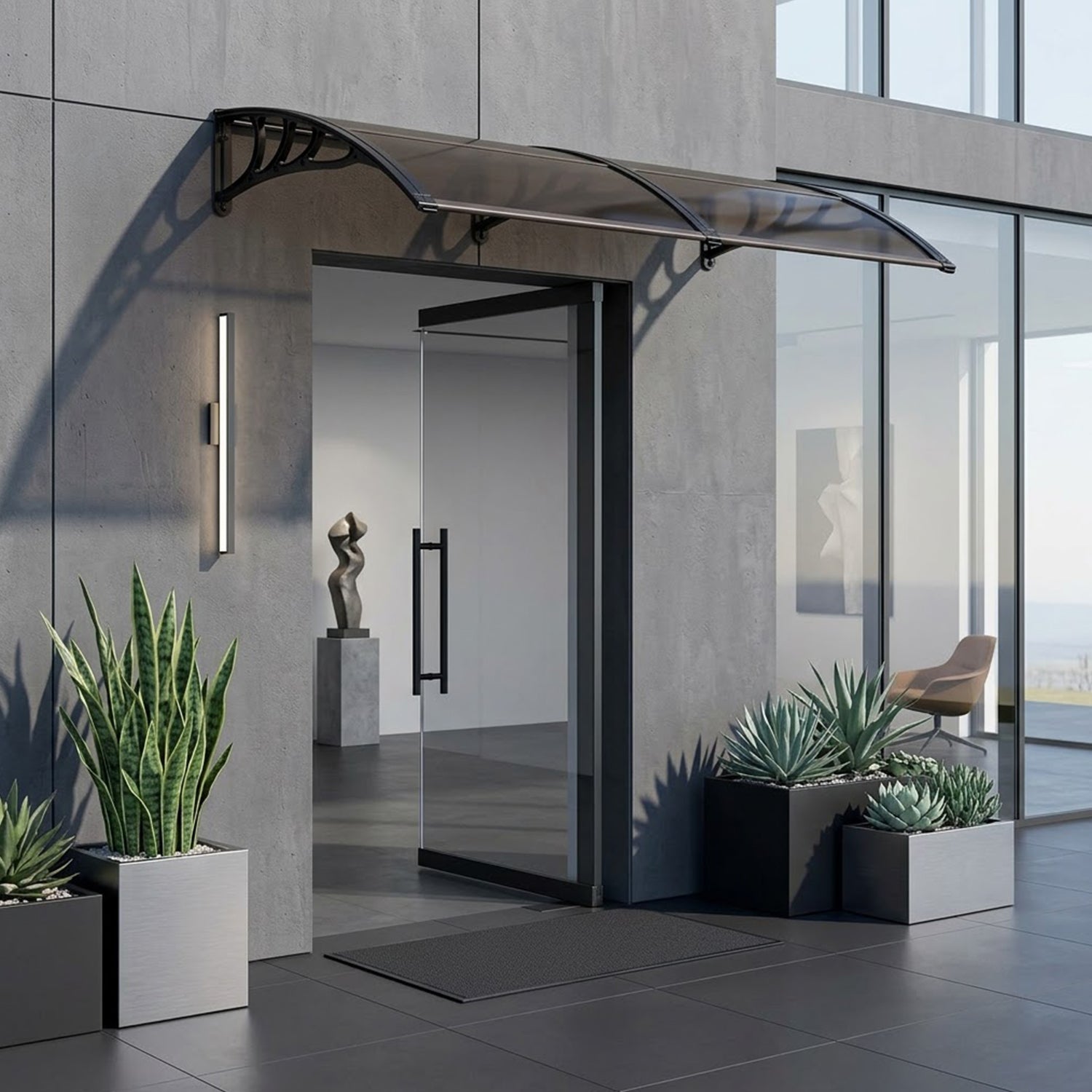 Window Door Awning Canopy Outdoor Patio Front Door Sun Shade Cover