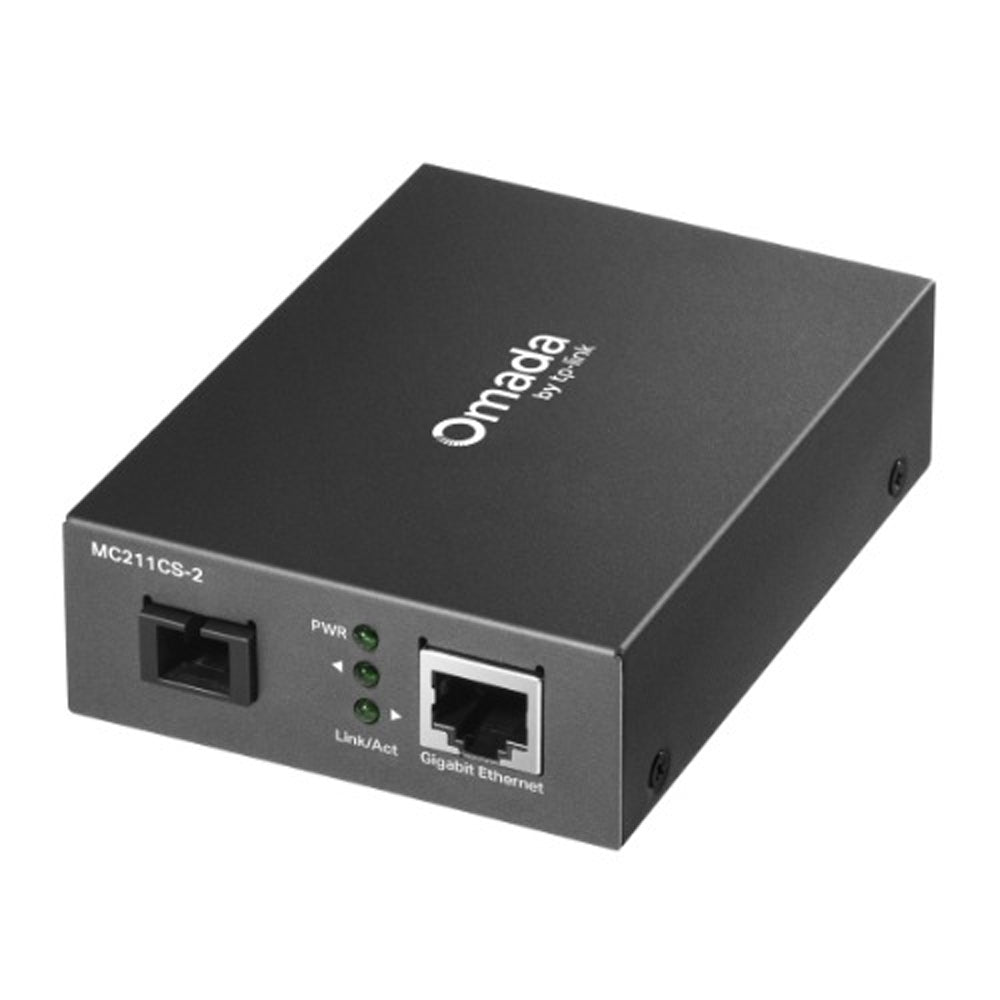 TP-Link Omada Gigabit WDM Media Converter Single Fibre RJ45 Auto-Negotiation Half Duplex Full Duplex Up to 2 km or 20 km