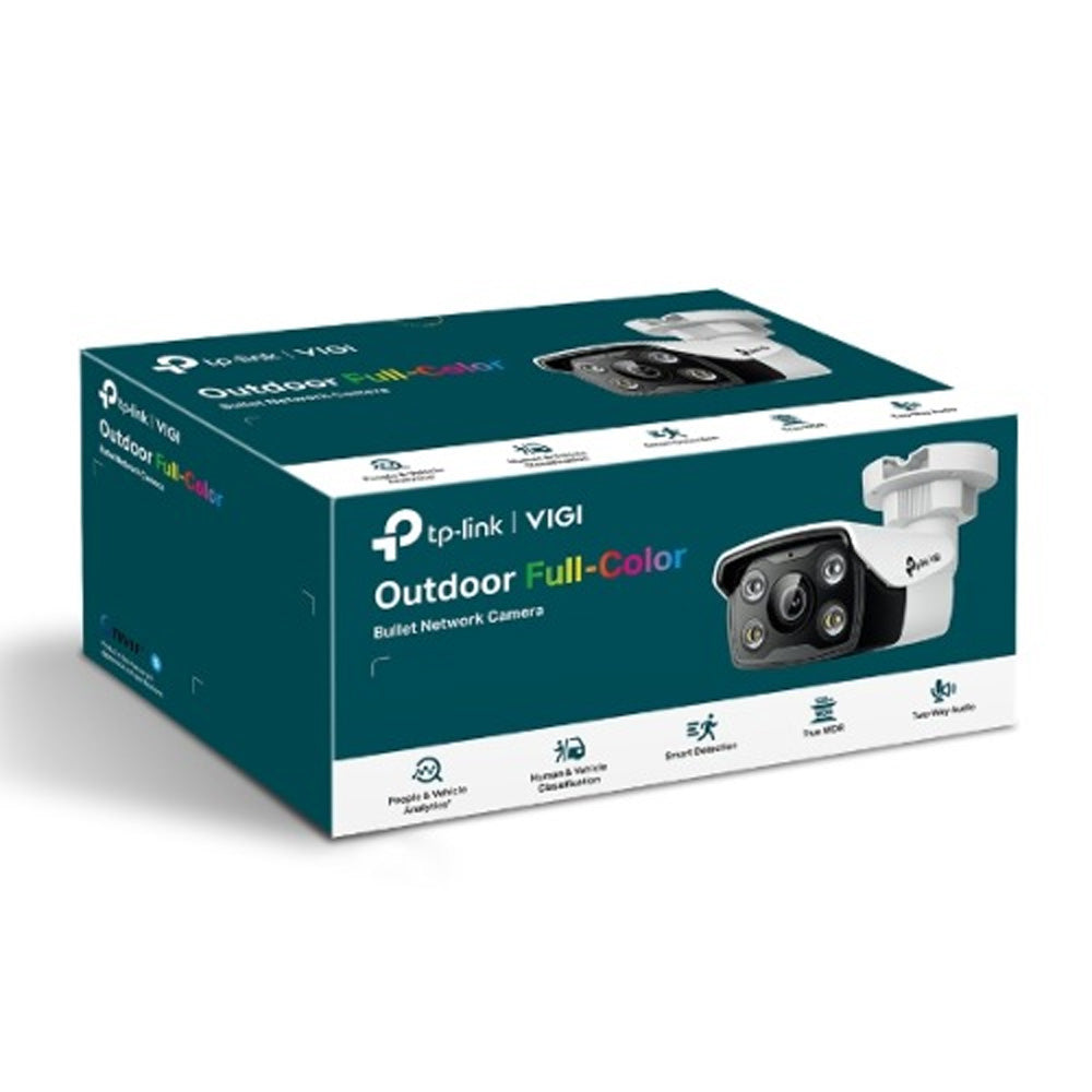 TP-Link VIGI C350 5MP Full-Colour Bullet Network Camera 2.8mm Lens Two-Way Audio Smart Detection H.265+ IP67 Weatherproof