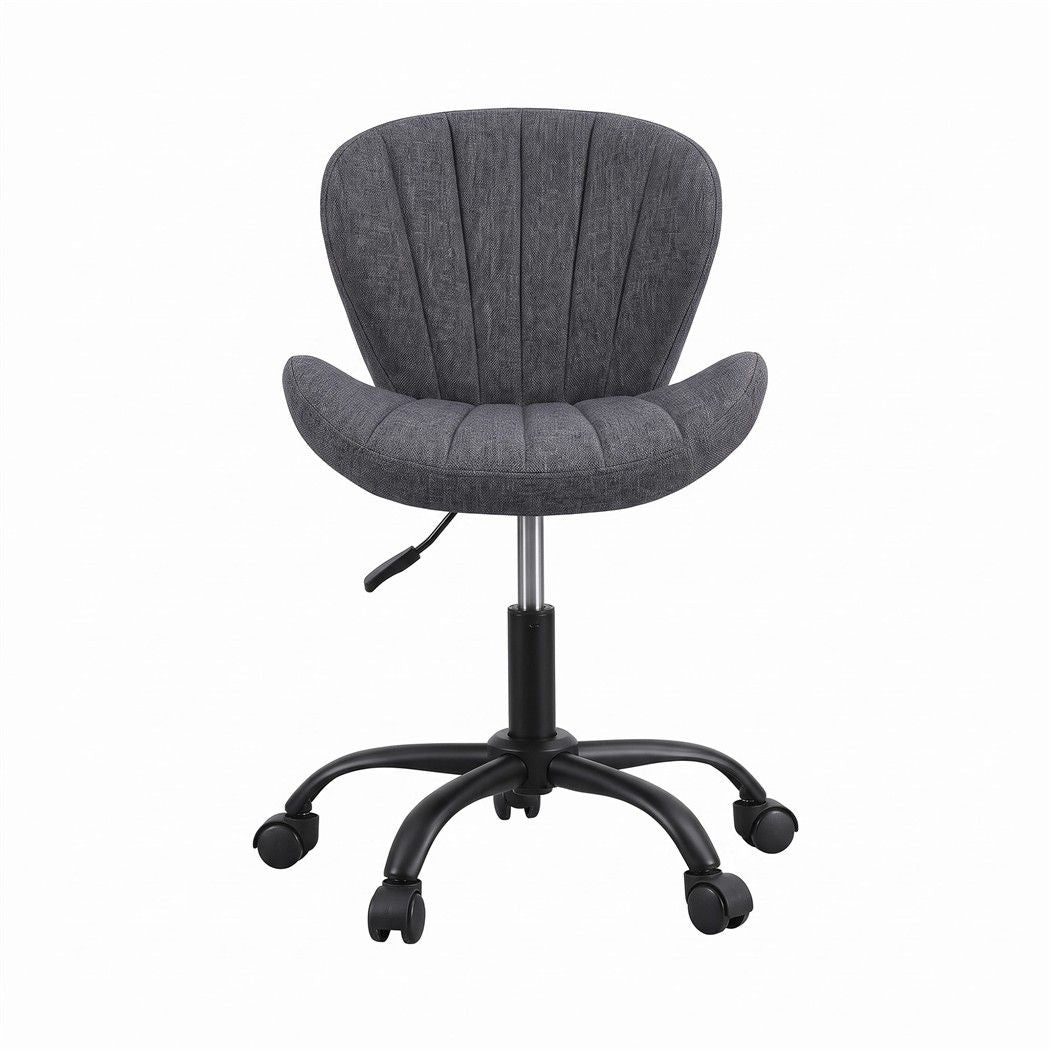 Artiss Ergonomic Office Chair Armless Height Adjustable Computer Desk Chair Grey