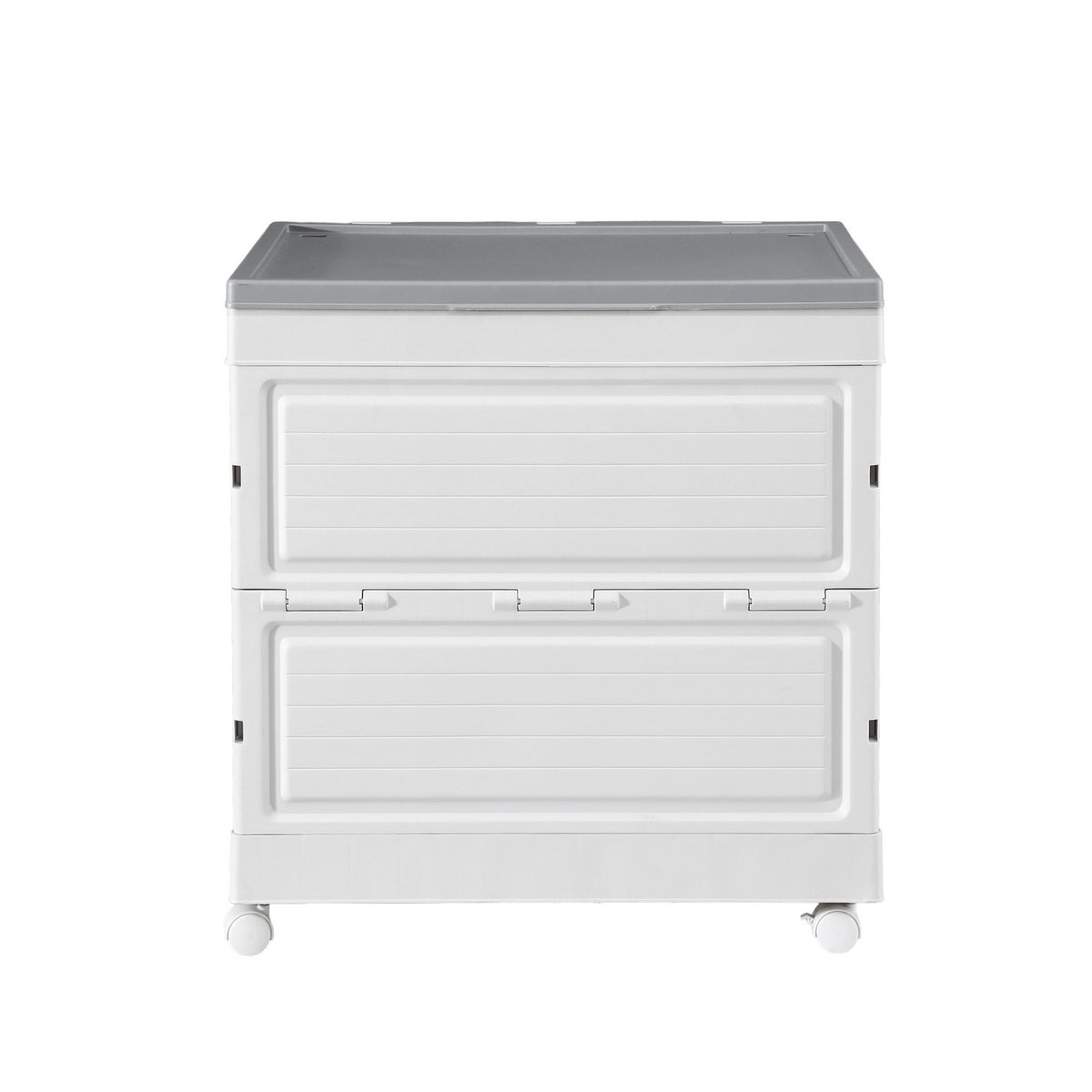 Gardeon 159L Outdoor Storage Box Stackable Cupboard Camping Organizer Wheels