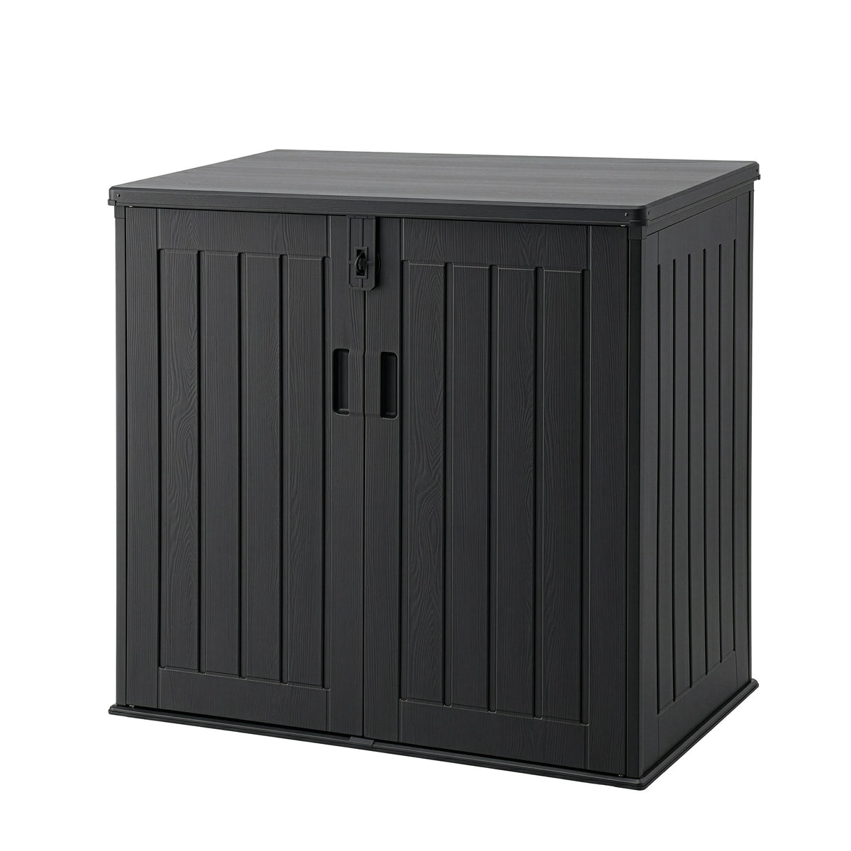 Gardeon Outdoor Storage Box 775L Container Lockable Cabinet Tool Organizer Shed Black