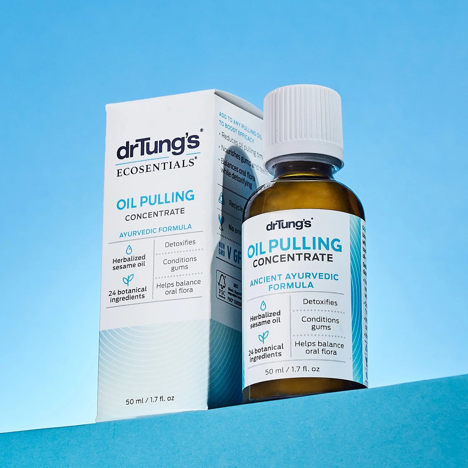 drTung's Oil Pulling Concentrate Ancient Ayurvedic Formula 50ml