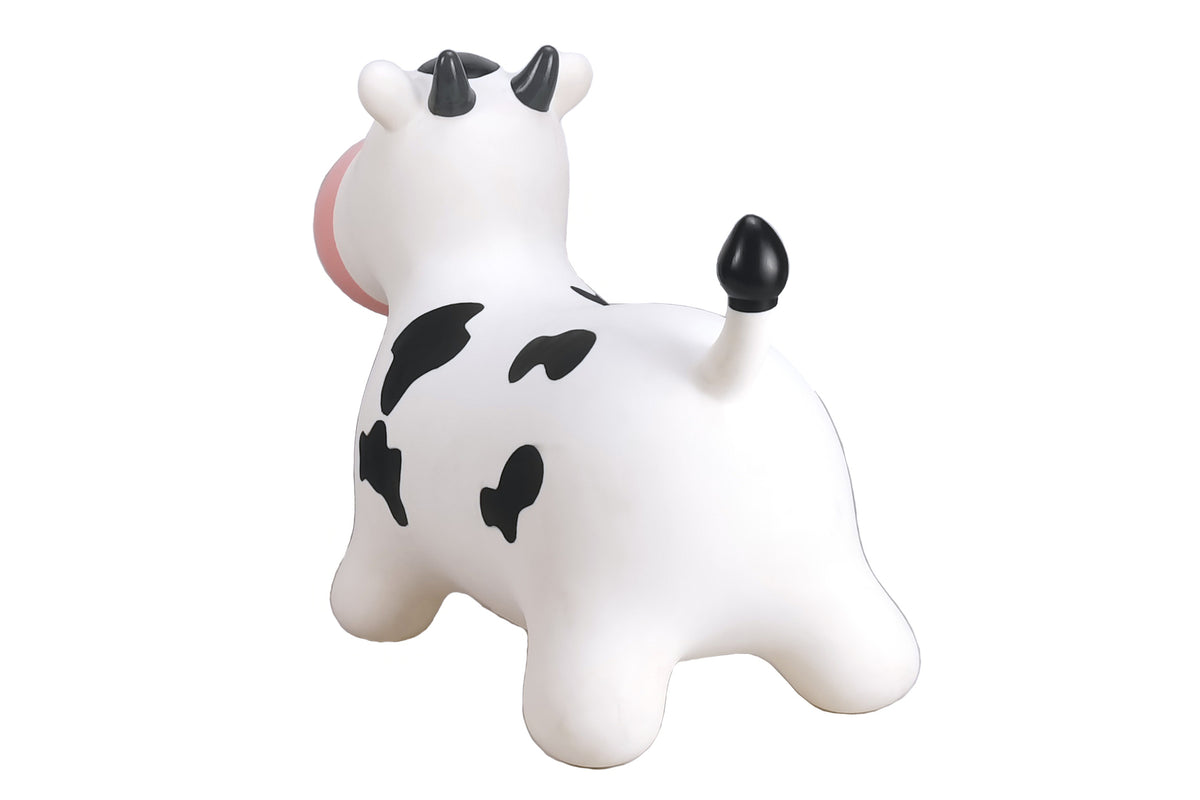 Kaper Kidz Bouncy Rider Moo Moo Cow Inflatable Kids Ride On Toy