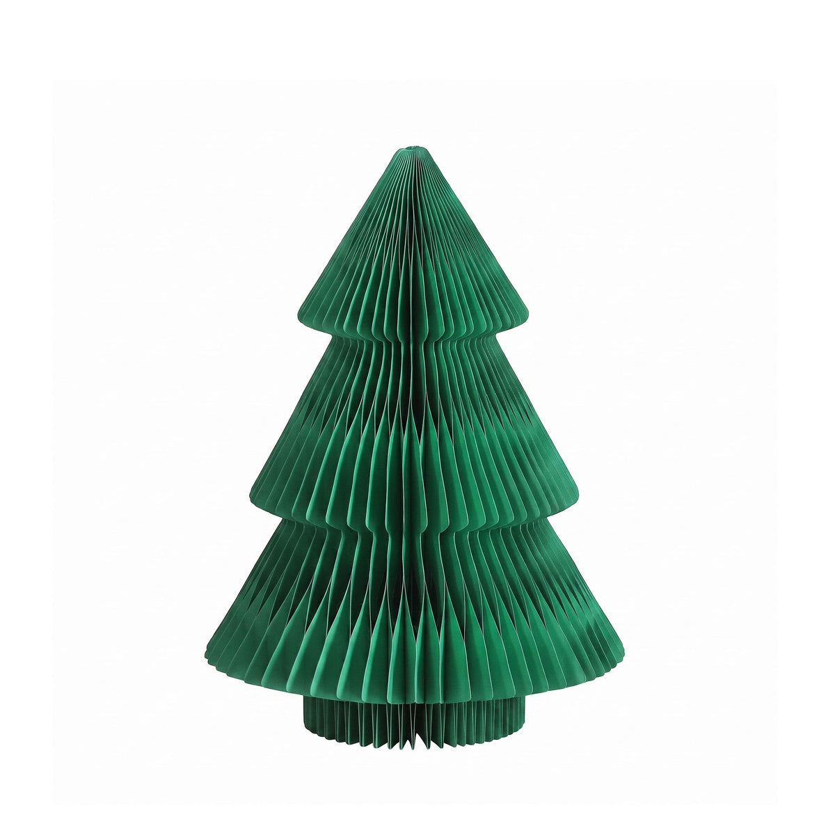 Jingle Jollys Paper Christmas Tree Tabletop 47CM Topper Green DIY Ornament Set