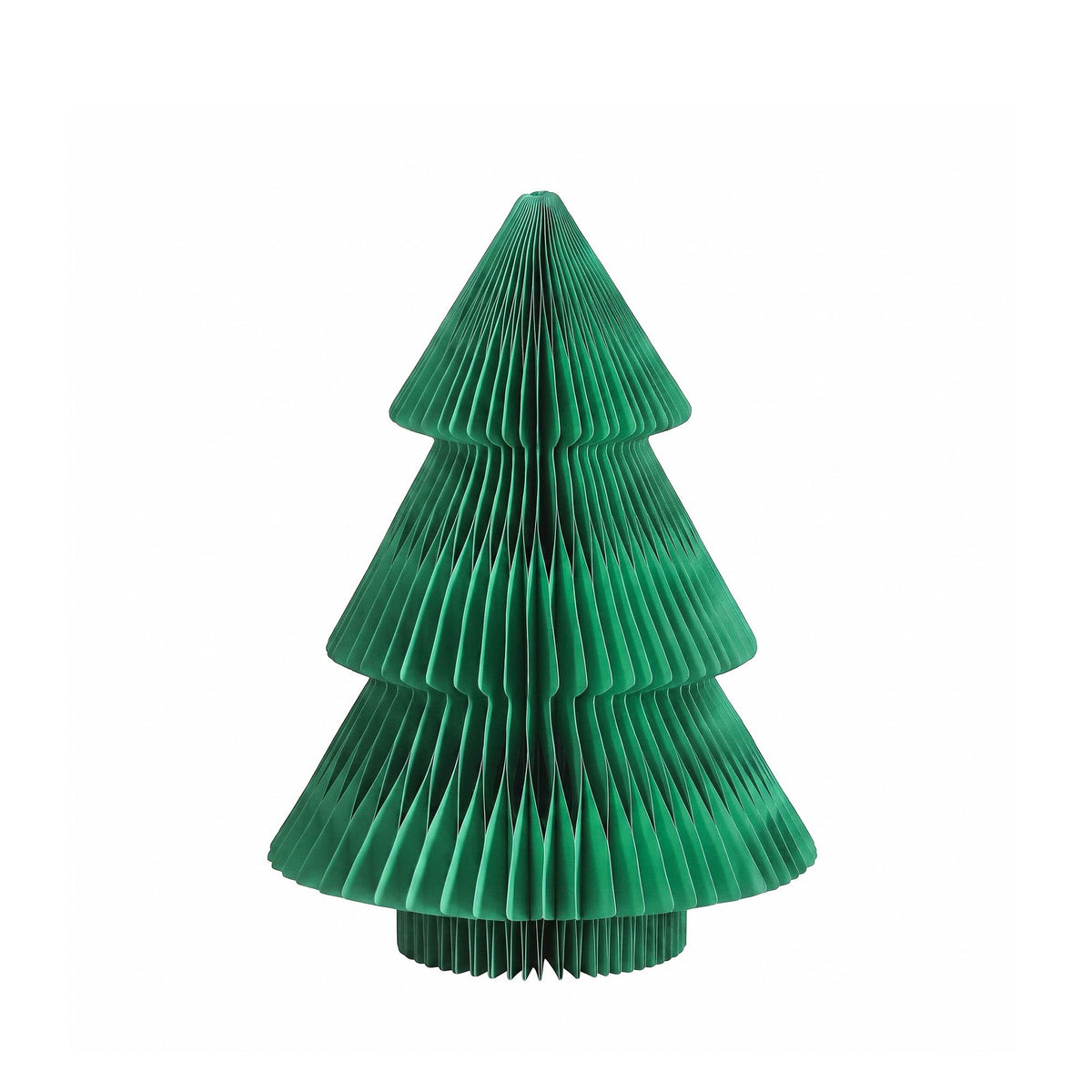 Jingle Jollys Paper Christmas Tree Tabletop 61CM Topper Green DIY Ornament Set