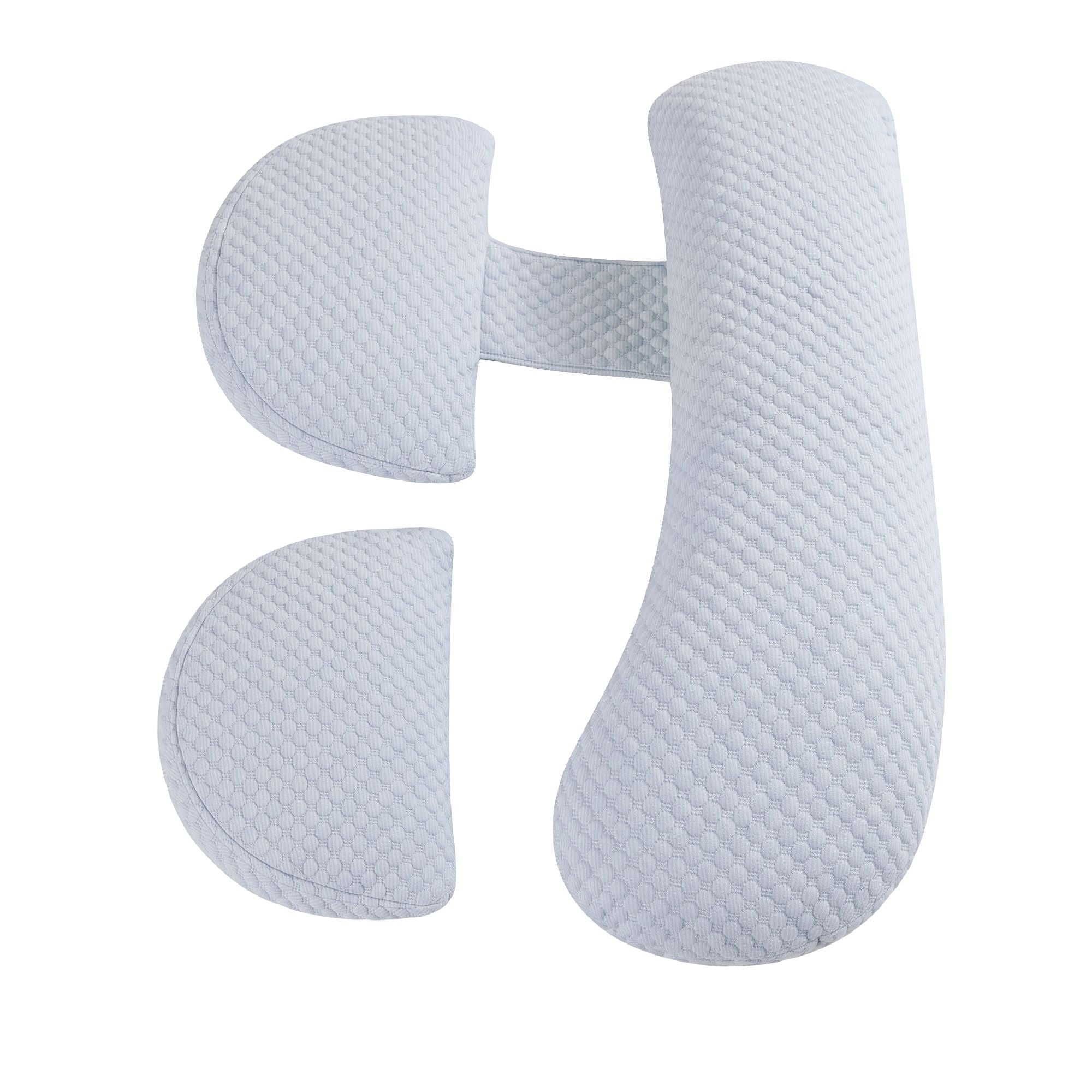 Giselle Bedding Cooling Pillow Adjustable Maternity Pillow for Sleeping Blue
