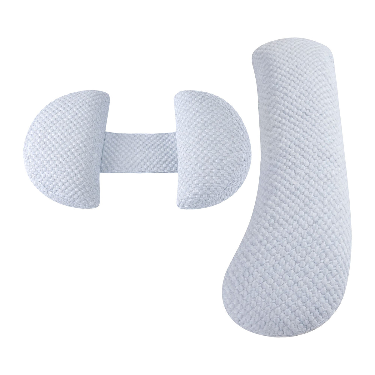 Giselle Bedding Cooling Pillow Adjustable Maternity Pillow for Sleeping Blue
