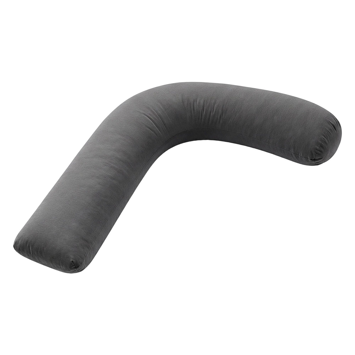 Giselle Bedding Pillow for Side Sleeping L-Shaped Maternity Body Pillow Grey