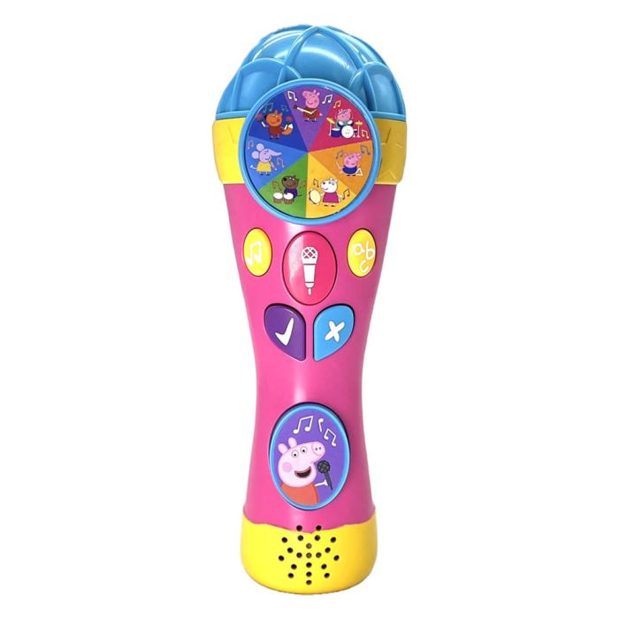 Peppa Pig Sing & Learn Microphone Toddler Music Toy 7 Songs Quiz Mode 2+ Years