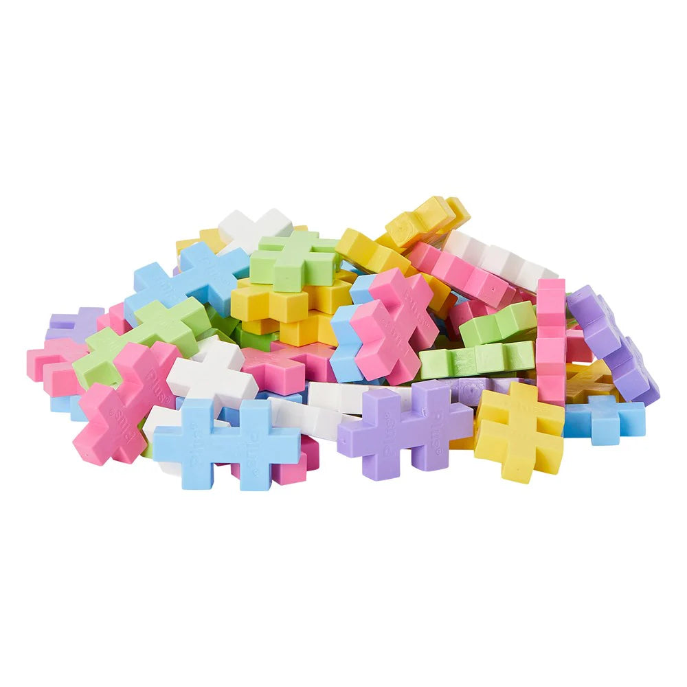 Plus-Plus BIG Metal Suitcase Pastel 70 Piece Creative Building Set