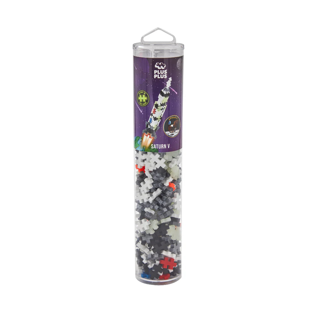 Plus-Plus Saturn V Rocket 240 Piece Tube Creative Building Set