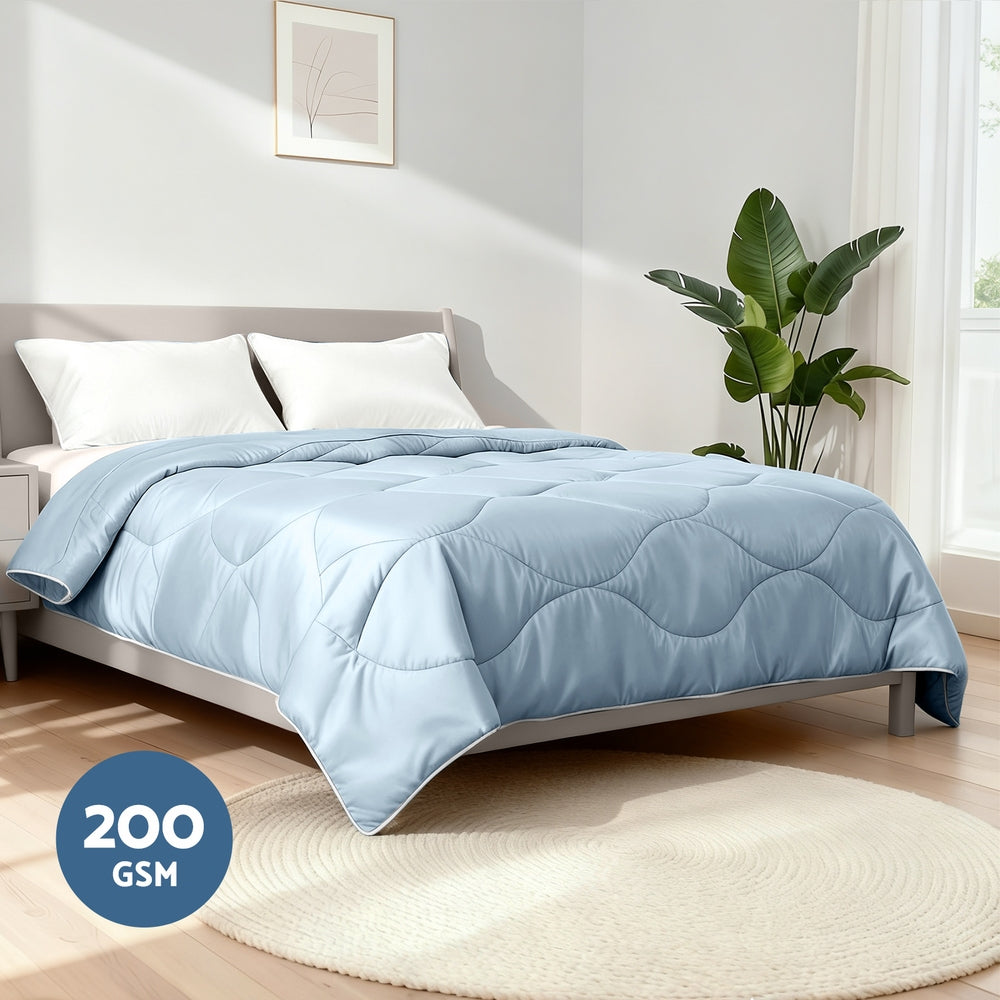 Giselle Tencel Quilt 200GSM Summer Quilts Comforter Doona Light Weight Soft Throw Blanket Super King
