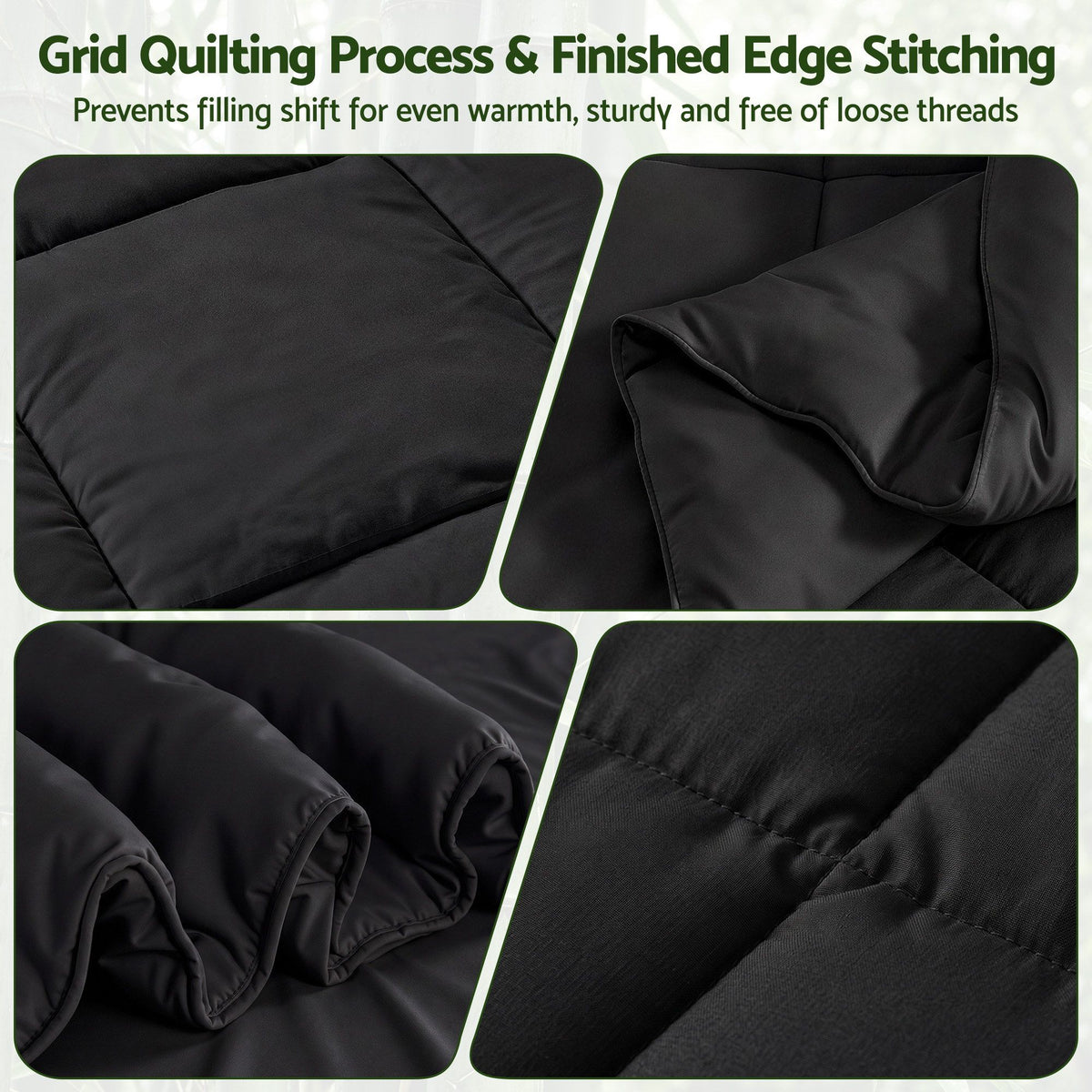 Giselle 200GSM Bamboo Microfibre King Quilt Lightweight All Season Doona Duvet