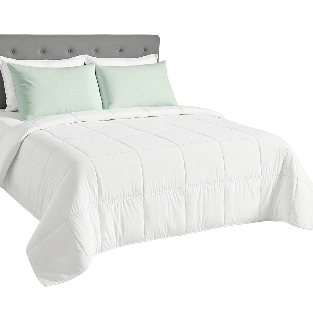 Giselle Bedding 200GSM Bamboo Quilts All Season Doona Duvet Lightweight Super King