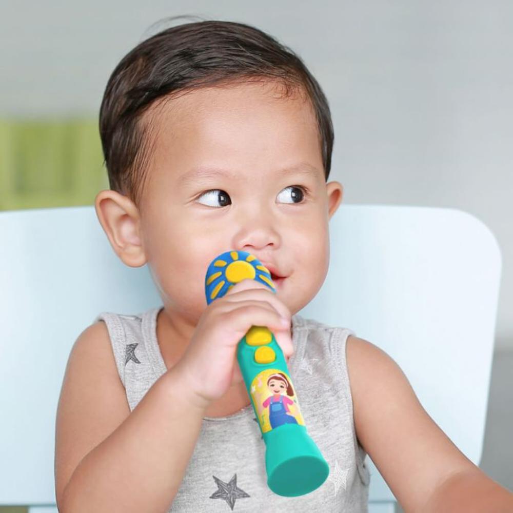 Ms Rachel Sing Along Portable Microphone with Music and LED Lights for Kids