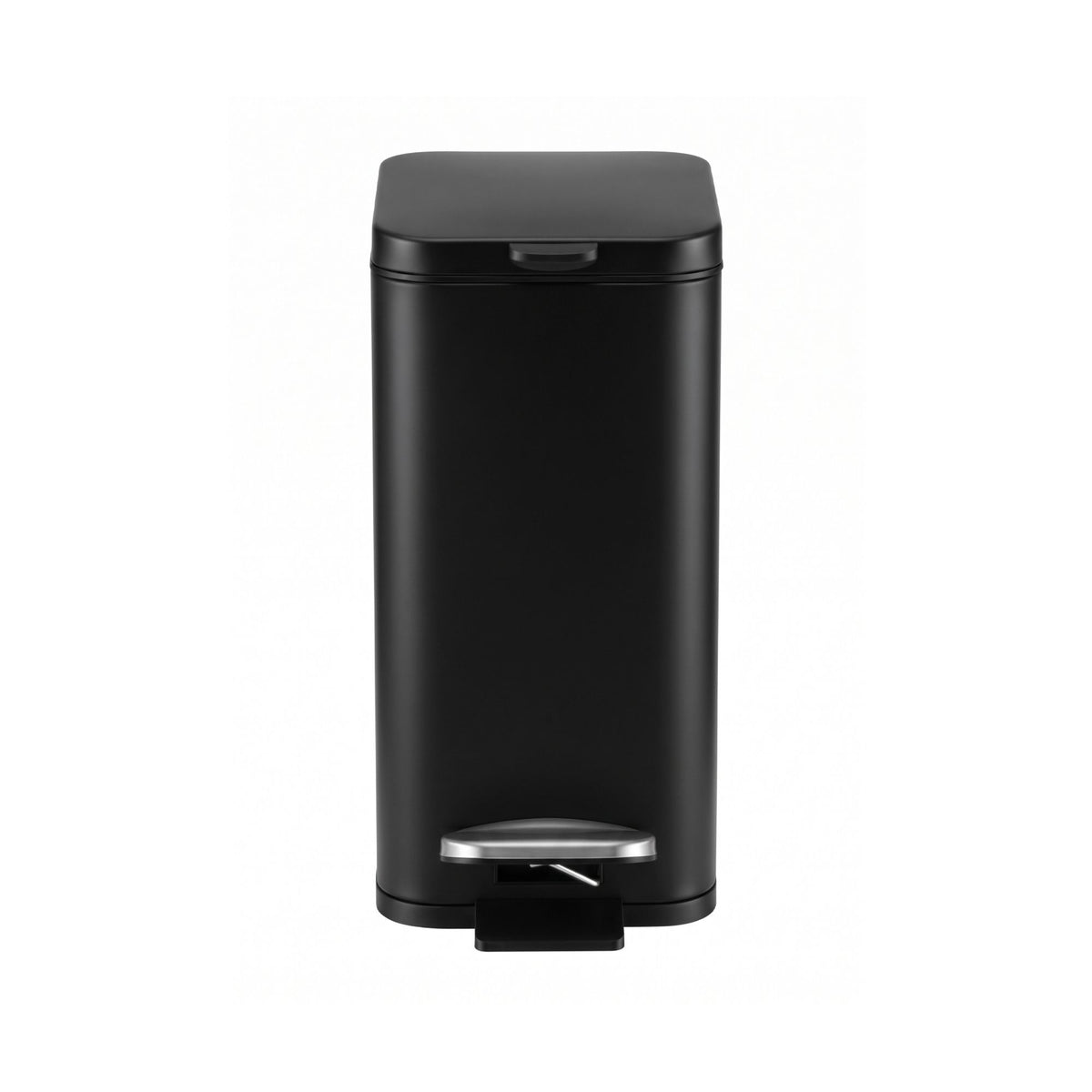 Cefito Pedal Rubbish Bin Trash Can Carbon Steel Removable Bucket 5L Black