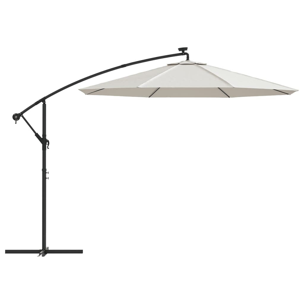 Replacement Fabric Cantilever Umbrella Cover 350cm UV Protect Sand White