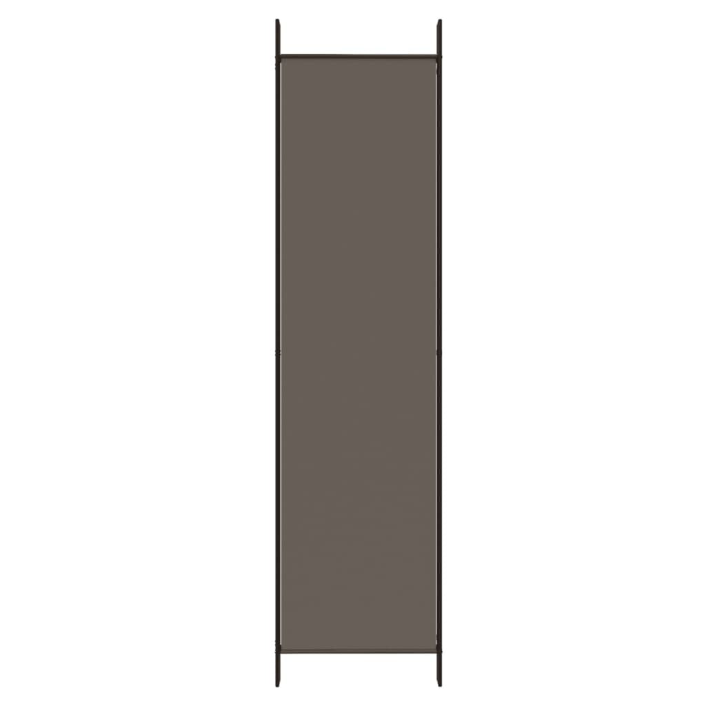 6-Panel Room Divider Anthracite 300x200 cm Fabric