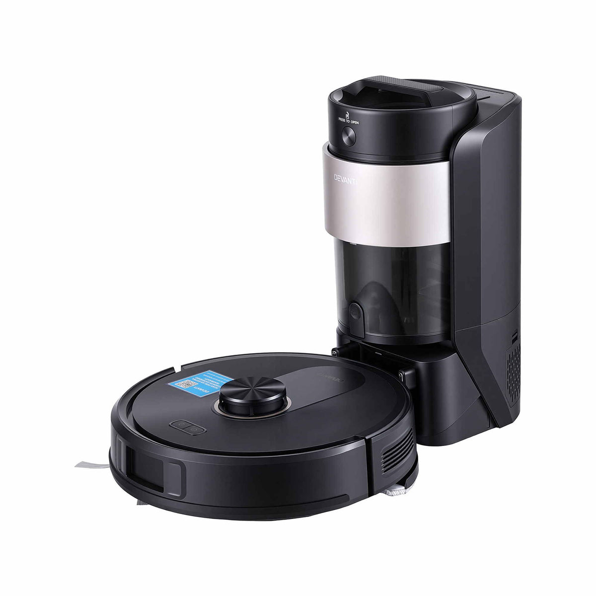 DEVANTI 3in1 Robot Vacuum and Mop, Self-Empty APP Control 6000Pa LDS Laser