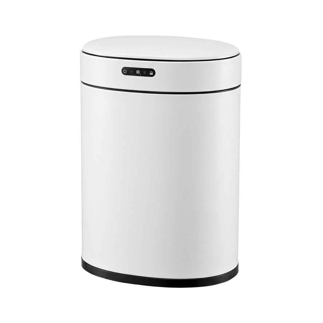 Devanti 20L Automatic Sensor Bin Touchless Rubbish Waste Bin White