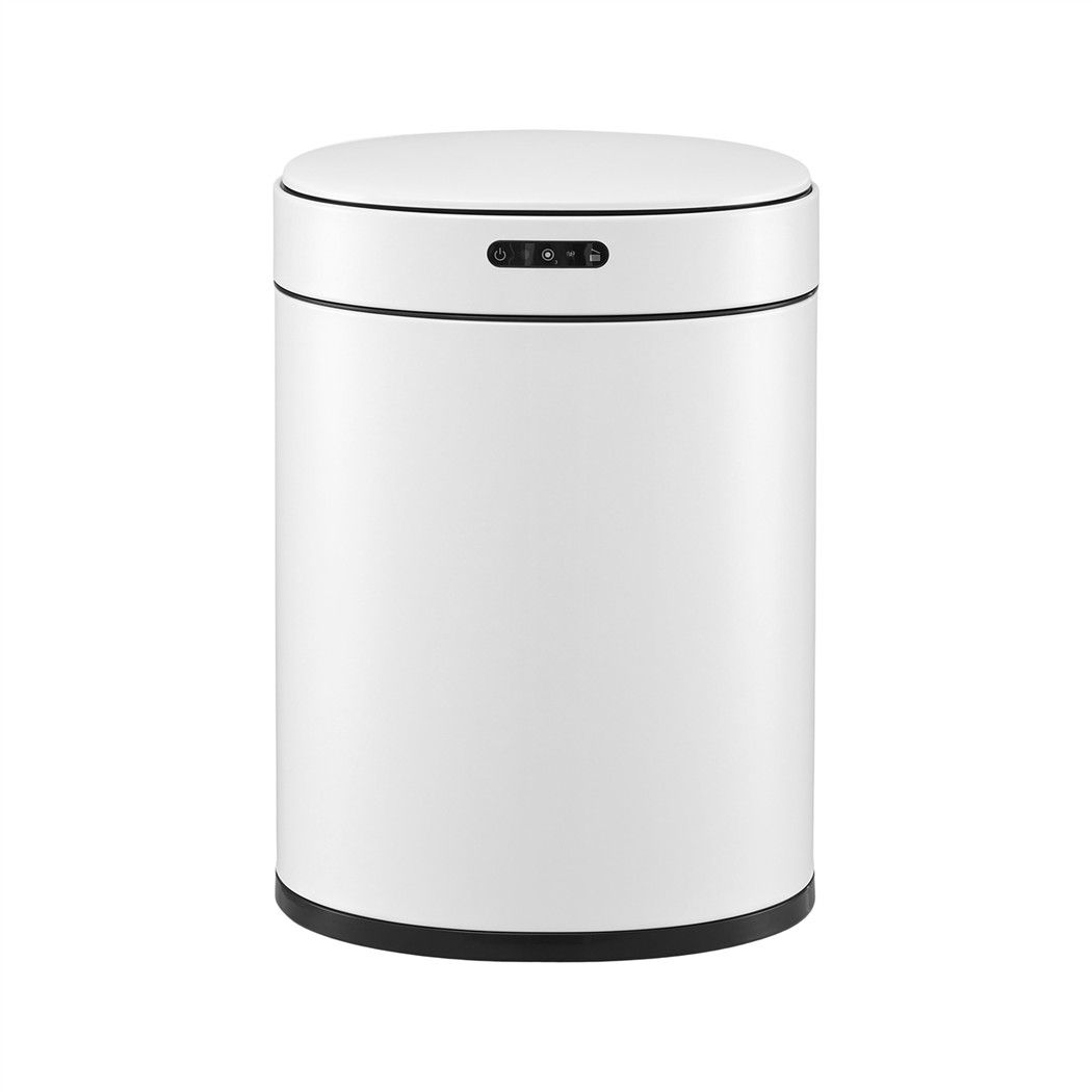 Devanti 20L Automatic Sensor Bin Touchless Rubbish Waste Bin White
